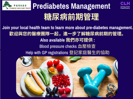 Diet & Prediabetes management workshop poster